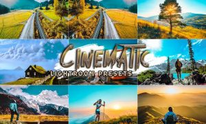 12 Cinematic Travel Presets Lightroom