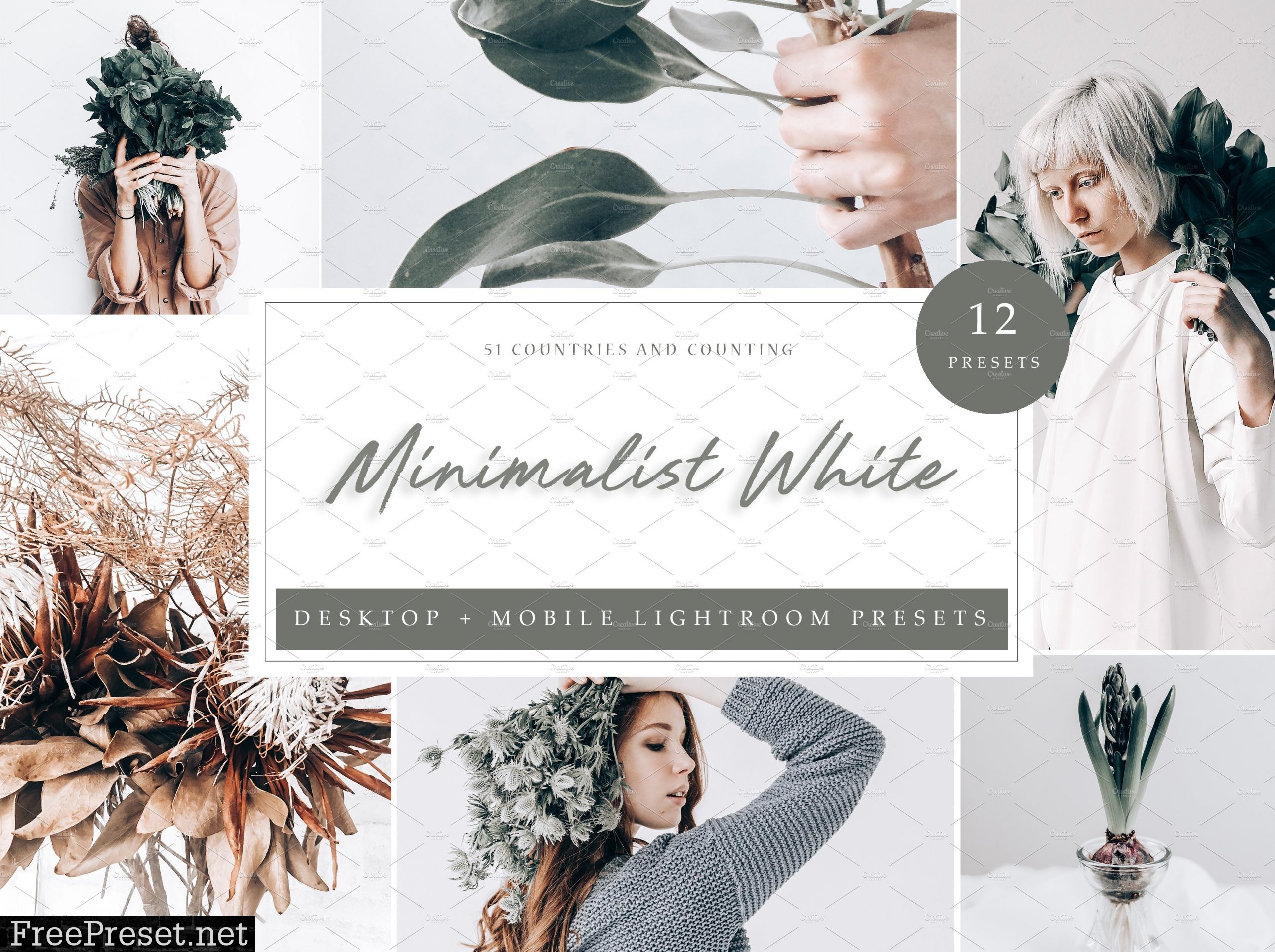 12 Lightroom Preset Minimalist White 5962580