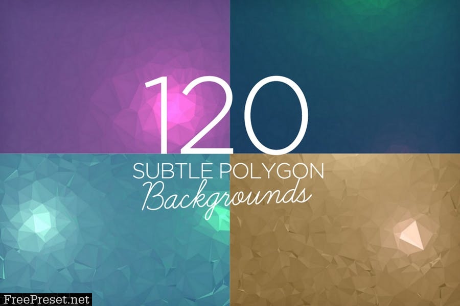 120 Subtle Polygon Backgrounds PTRQKX