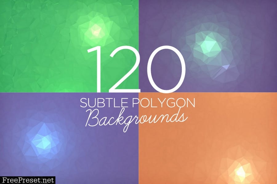 120 Subtle Polygon Backgrounds PTRQKX