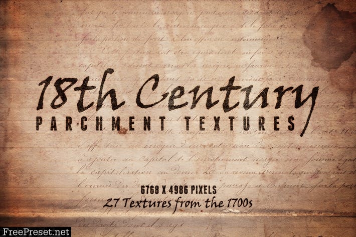 18th Century Parchment Textures Volume 1 NNMZBR