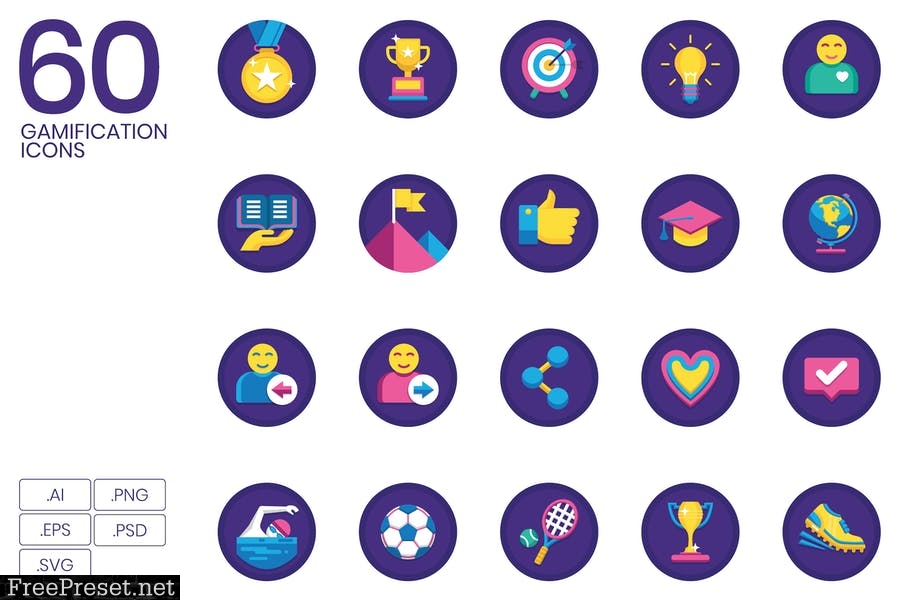 1980+ Icons - Orchid Icon Bundle 3X5VPH