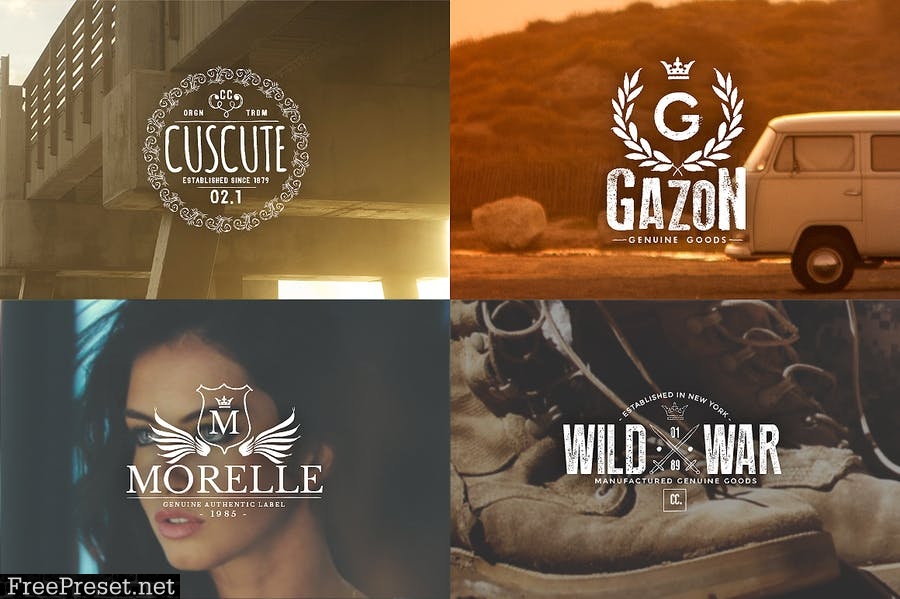 20 Vintage Logos NEFEYW