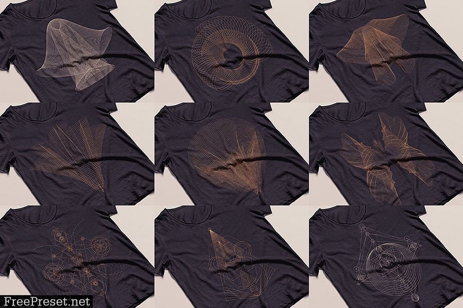 22 Abstract Art T-shirt Vector Designs