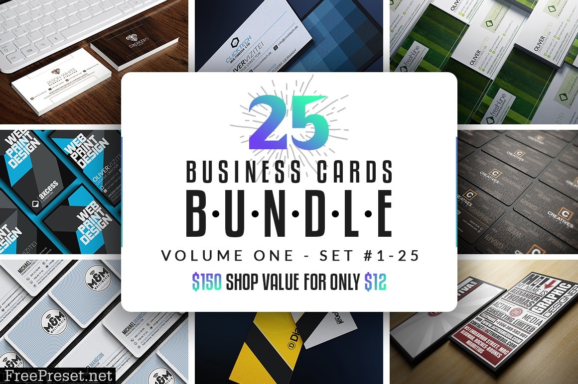 25 Business Cards Bundle – Vol 01 2991092