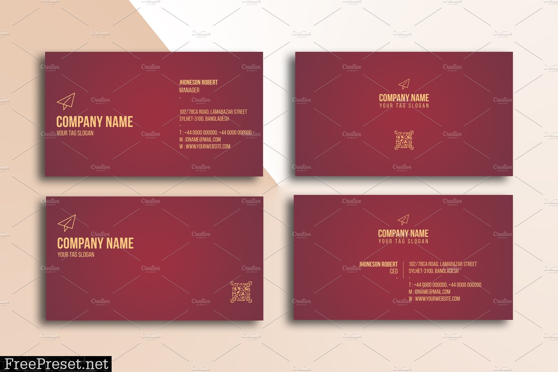 30 Business Cards Bundle 3297958