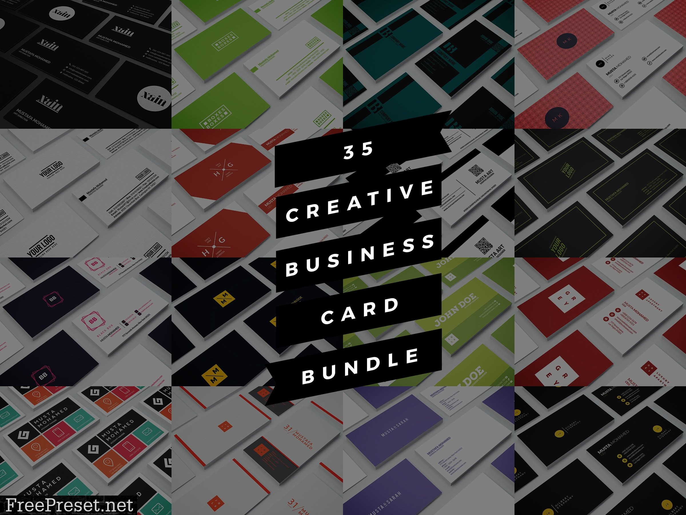 35 Creative Business Card Bundle 647537