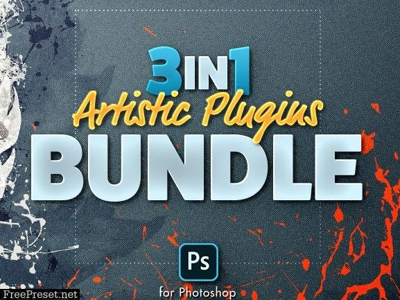3in1 Artistic Plugins Bundle for Photoshop 25516747
