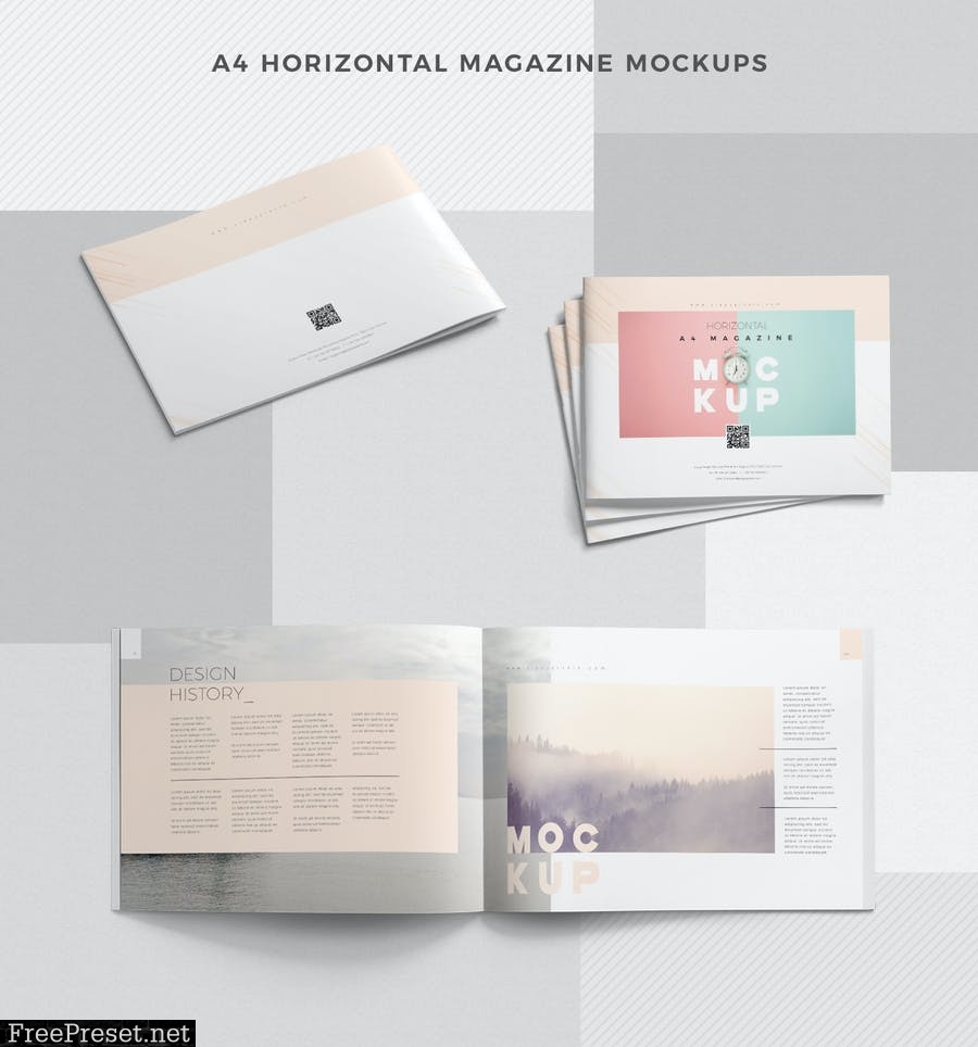 43 Magazine Mockups Bundle 5B6UB8