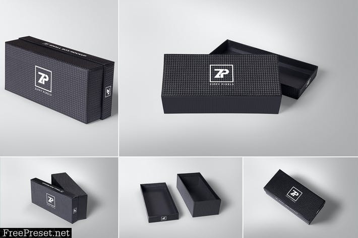 5 Attractive Gift Box Mockups GZKJ6J