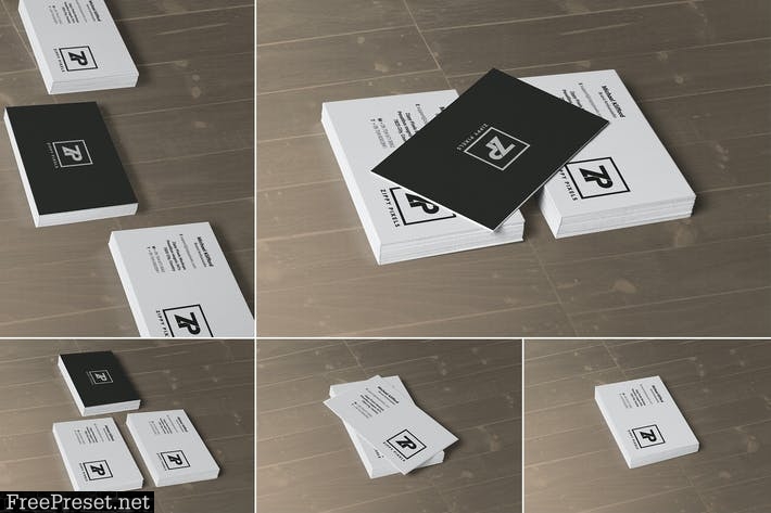 5 Business Card Mockups 427HPZ