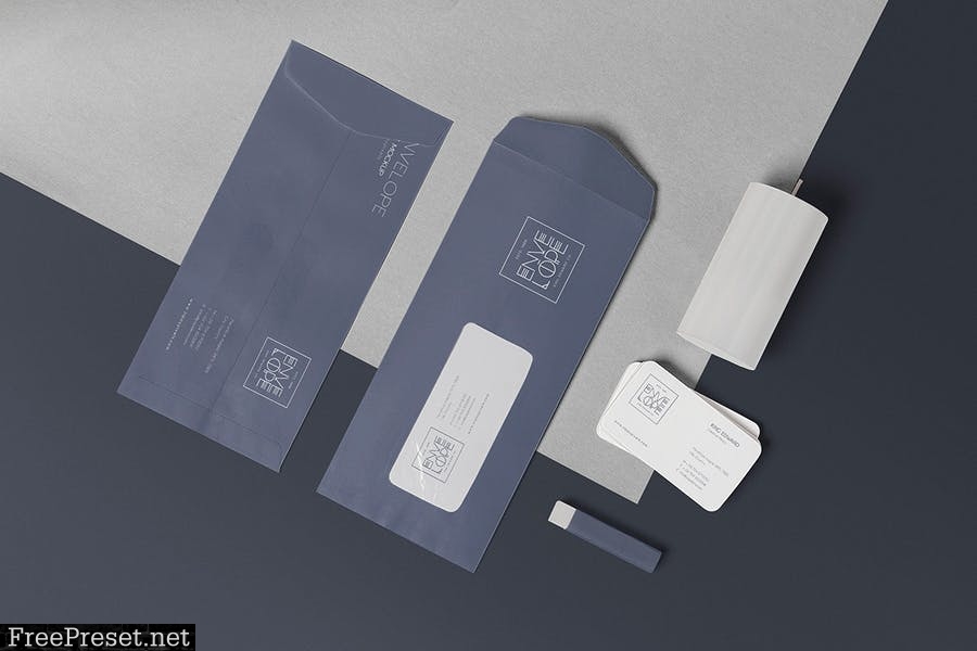 5 Envelope & Letter Mockups FPN7MR