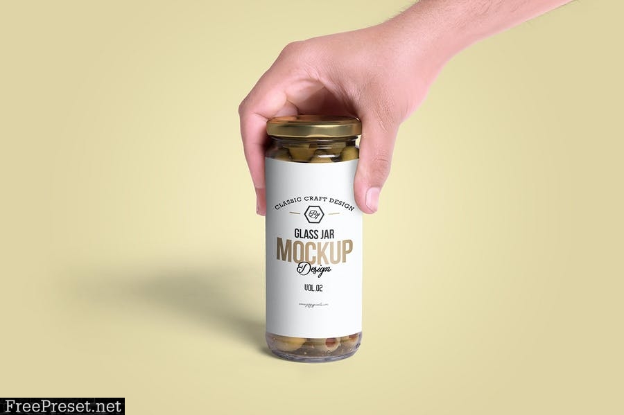 5 Olives Glass Jar Mockups EFJUP4