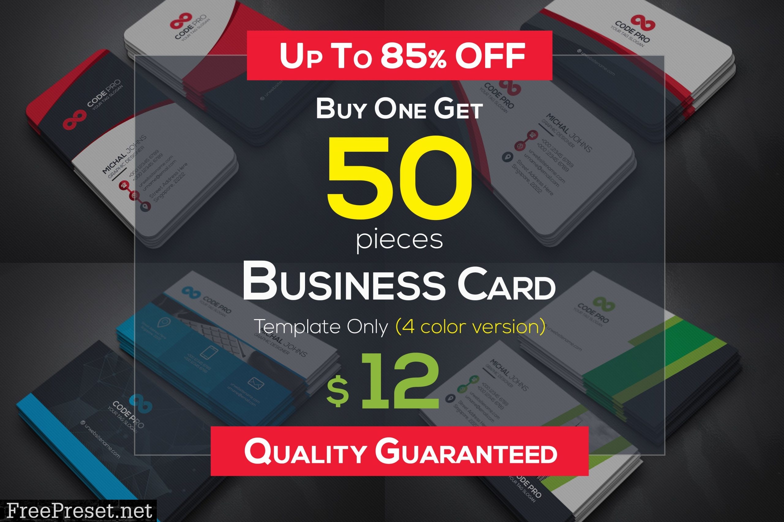 50 Business Cards Bundle 4589907