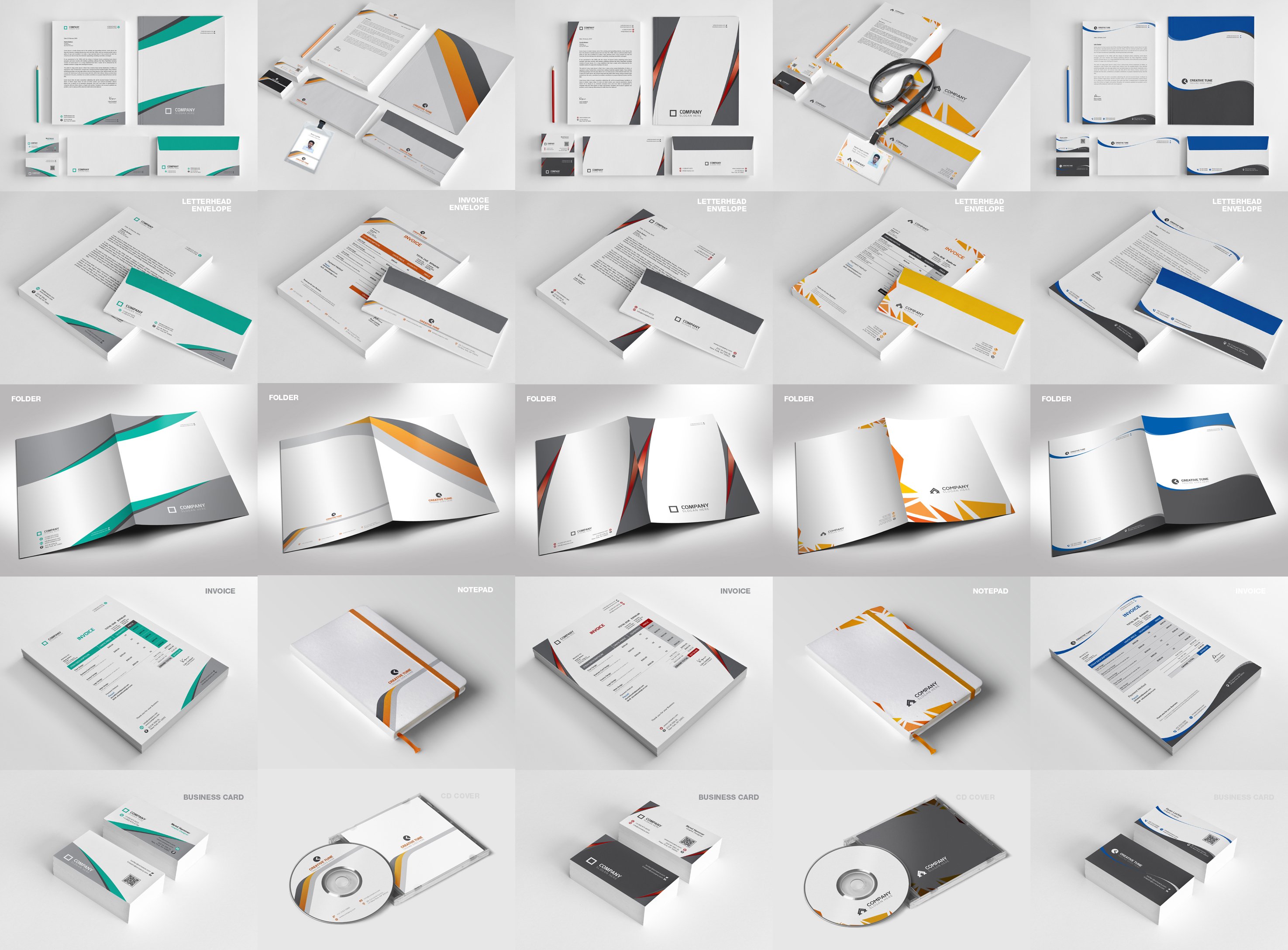 50 Corporate Identities Bundle 4432899