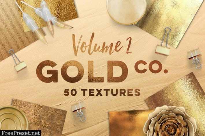 50 Gold Textures YP3T96