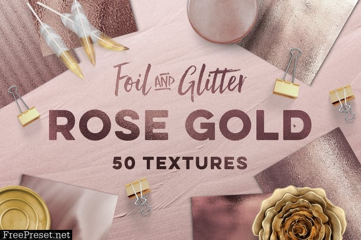 50 Rose Gold Textures   9KCL3D