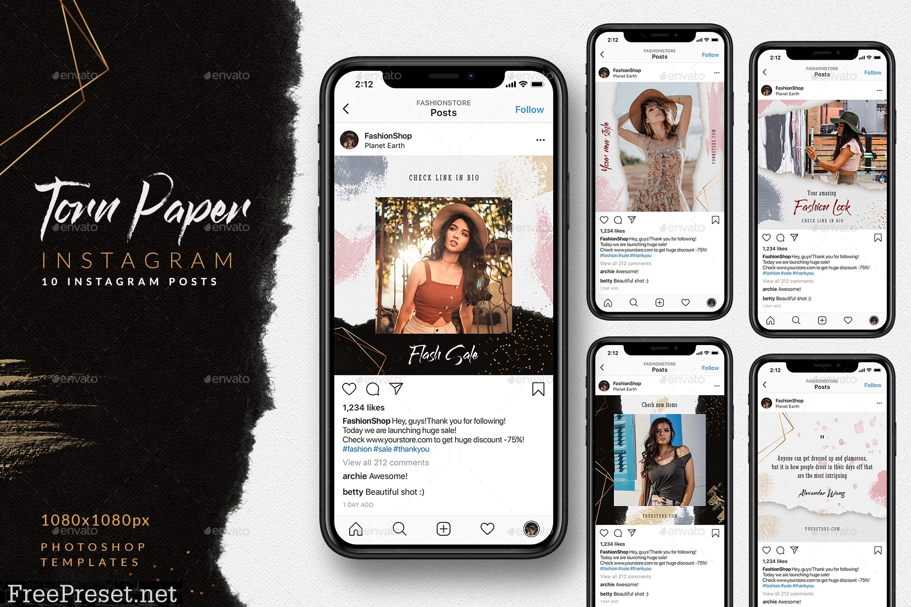 57 Fashion Instagram Posts Bundle 26981307