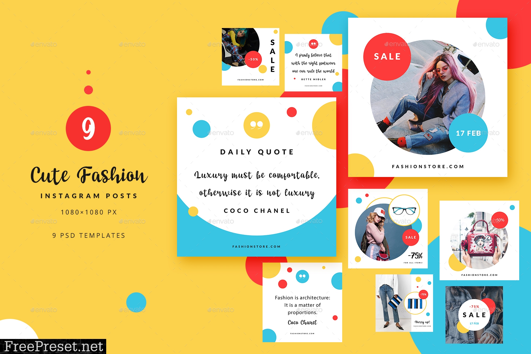 57 Fashion Instagram Posts Bundle 26981307