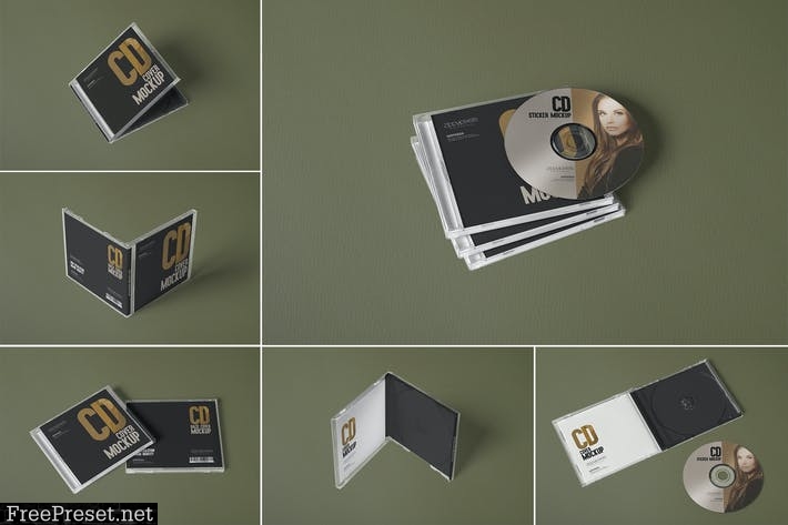 6 CD Cover Mockups TM3Z76