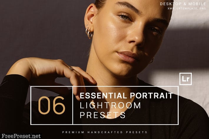 6 Essential Portrait Lightroom Presets + Mobile