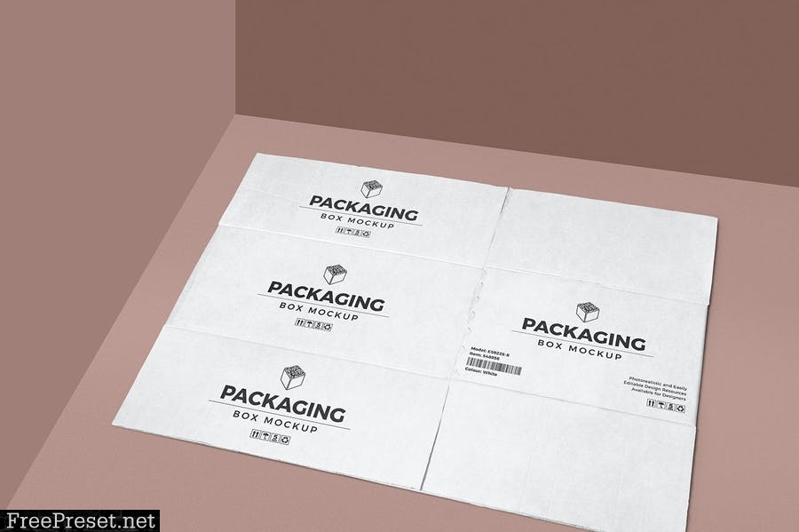 6 Packaging Box Mockups