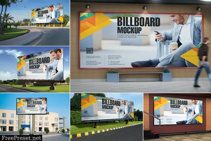 7 Billboard Mockups  TT3UYZ