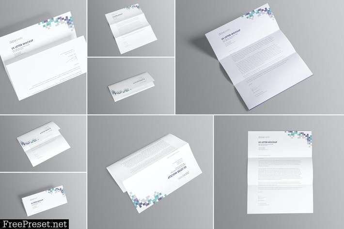 7 US Letter Paper Mockups