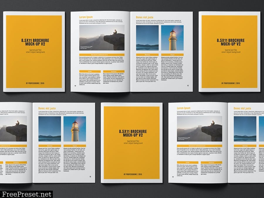 8.5x11 Brochure / Catalogue Mock-up