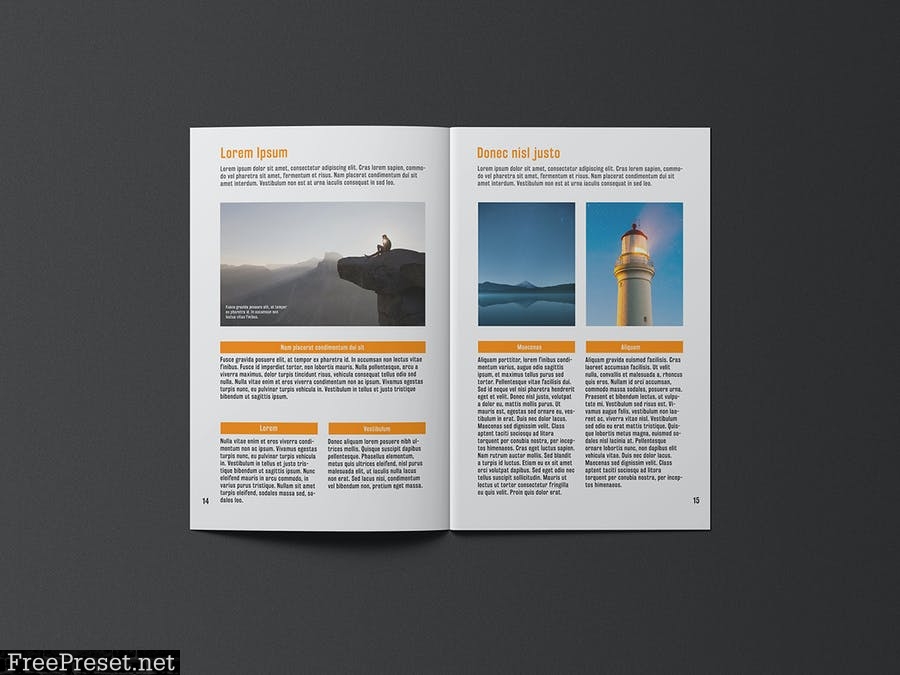 8.5x5.5 Brochure / Catalogue Mock-Up