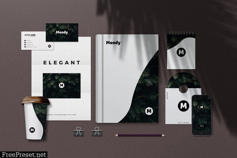 8 Identity Stationery Mockups