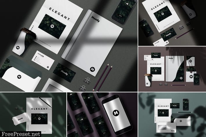 8 Identity Stationery Mockups