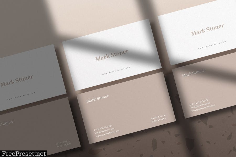 8 Premium Business Card Mockups