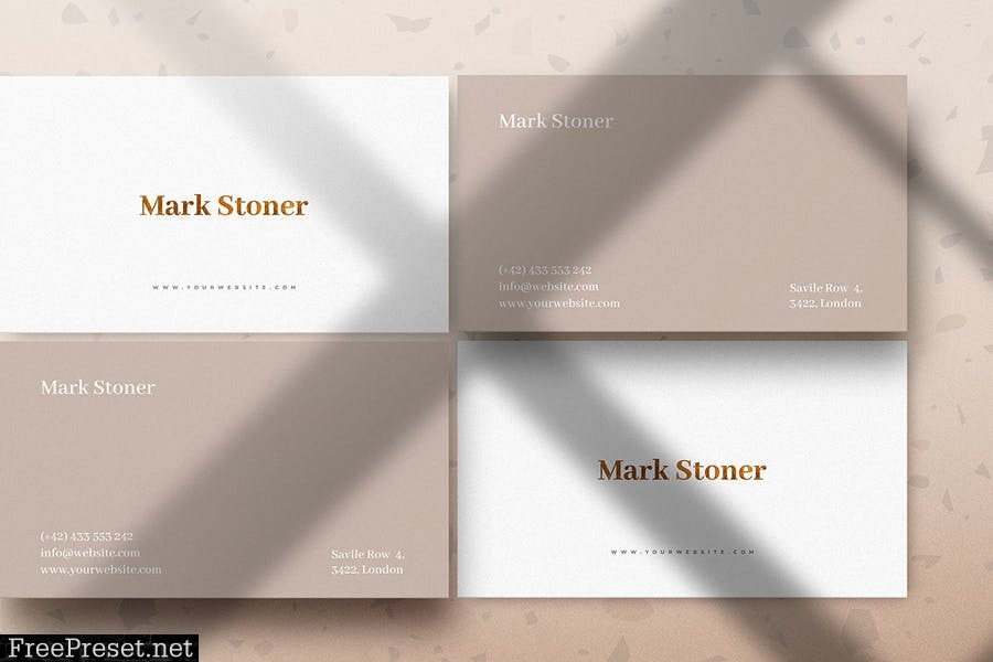 8 Premium Business Card Mockups