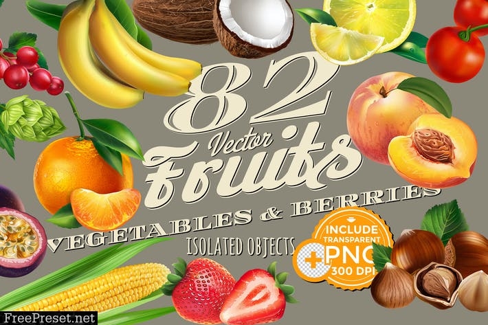 82 Fruits, Berries and Vegetables RBWTHV