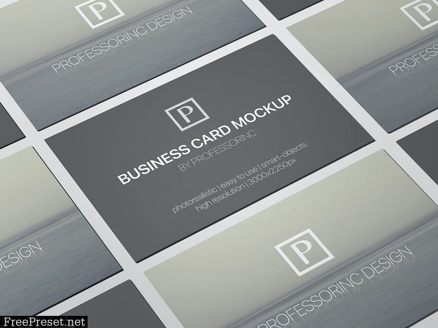 85x55 Business Card Mock-Up