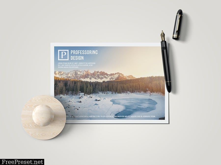 8x5.5'' Postcard / Greeting Card Mock-up