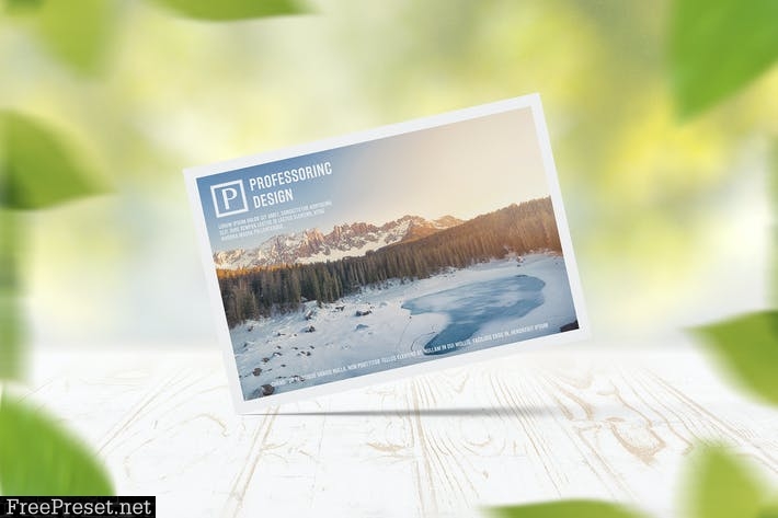 8x5.5'' Postcard / Greeting Card Mock-up