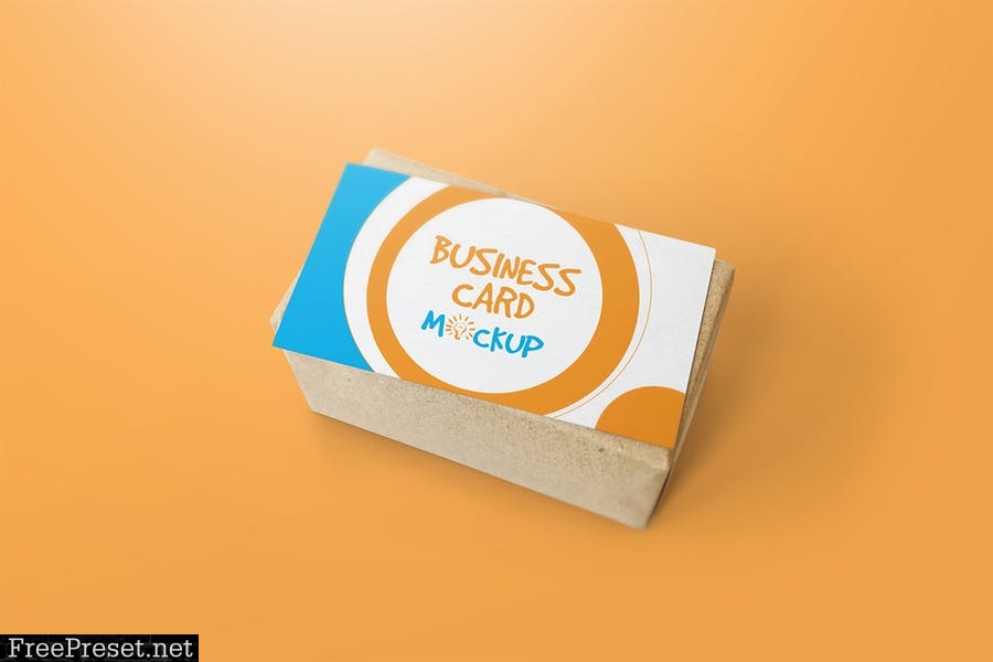 90x50 Business Card Mockups X5REXC