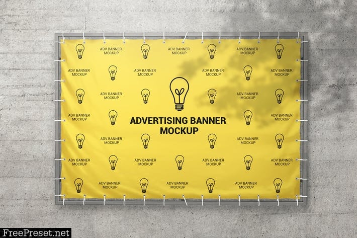 Advertising Banner Mockup 4GDYD7