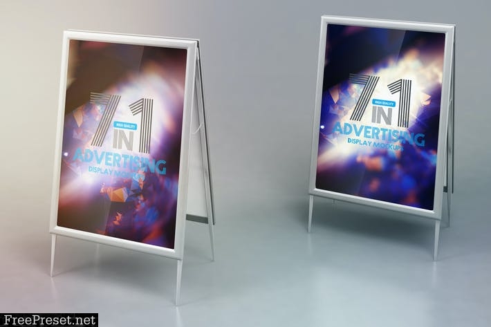 Advertising Display Mockups YA9BD3