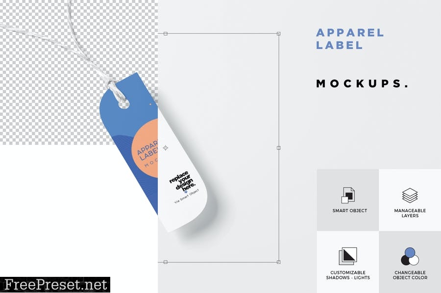 Apparel Label Tag Mockups QPZ4KMR