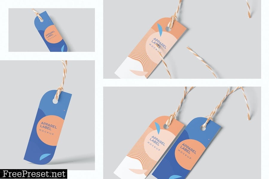 Apparel Label Tag Mockups QPZ4KMR