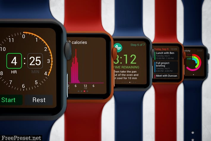 Apple Watch Mockup V.2 5GNVXG