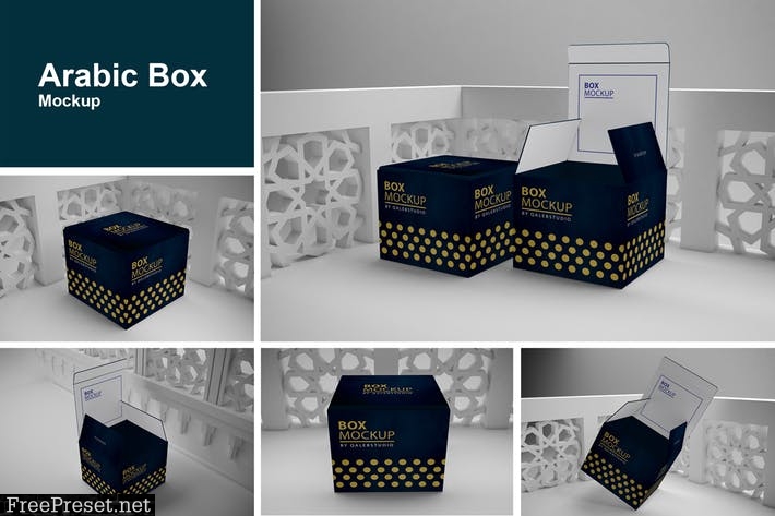 Arabic Box Mockup