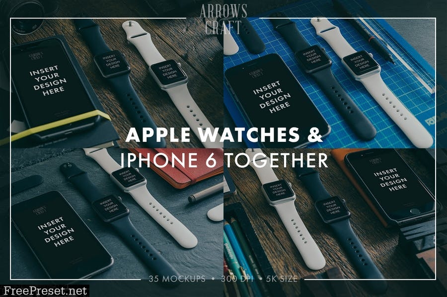 Arrows & Craft - Apple Watch Mockups