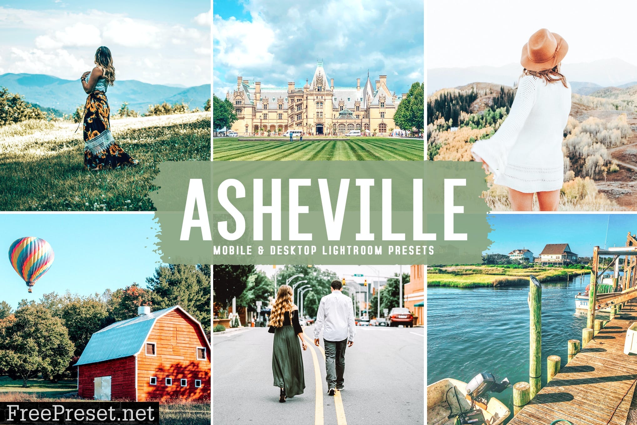 Asheville Mobile & Desktop Lightroom Presets