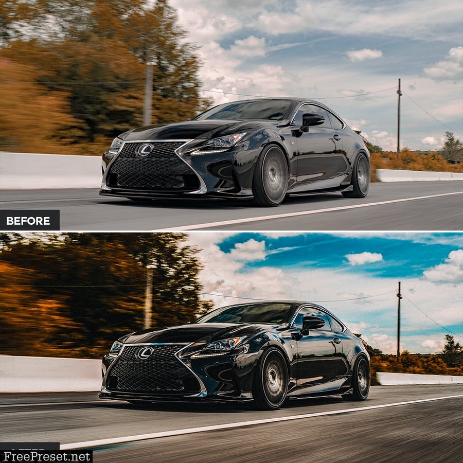 Automotive Photoshop Actions