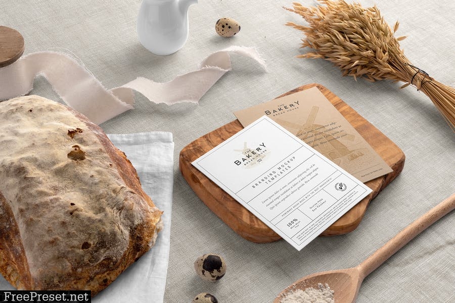 Bakery Branding Mockups Vol. 2