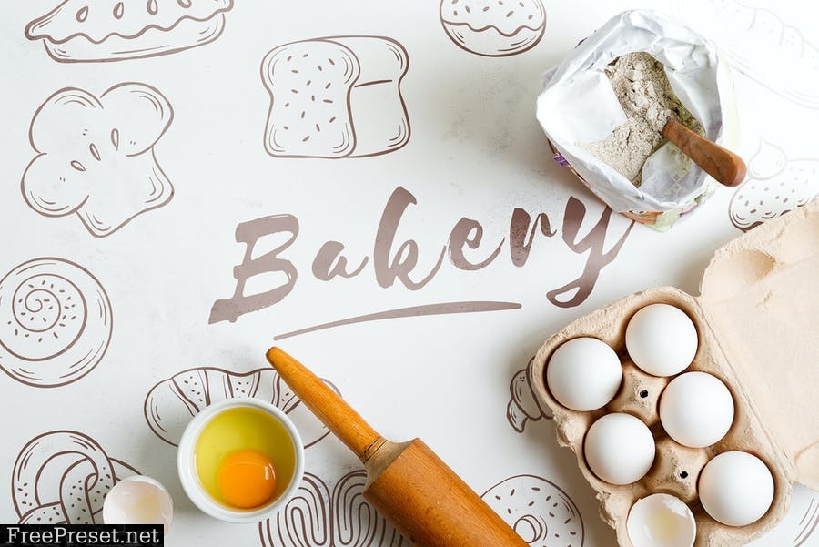 Baking Mockup Set